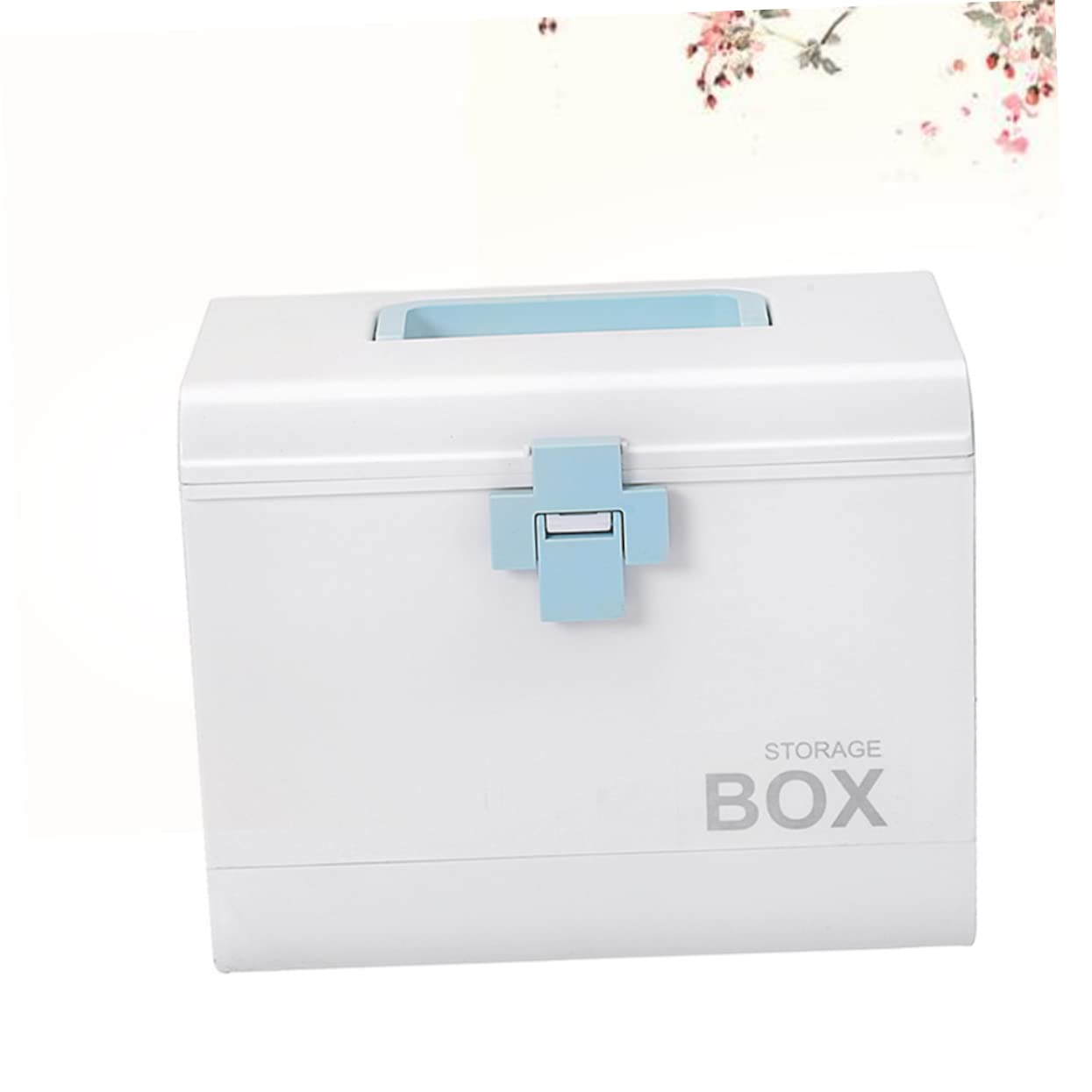 FRCOLOR Valigetta Per Medicinali Di Famiglia Scatola Per Medicinali Leggera Con Organizer Contenitore Per Medicinali Portatile Con Coperchio