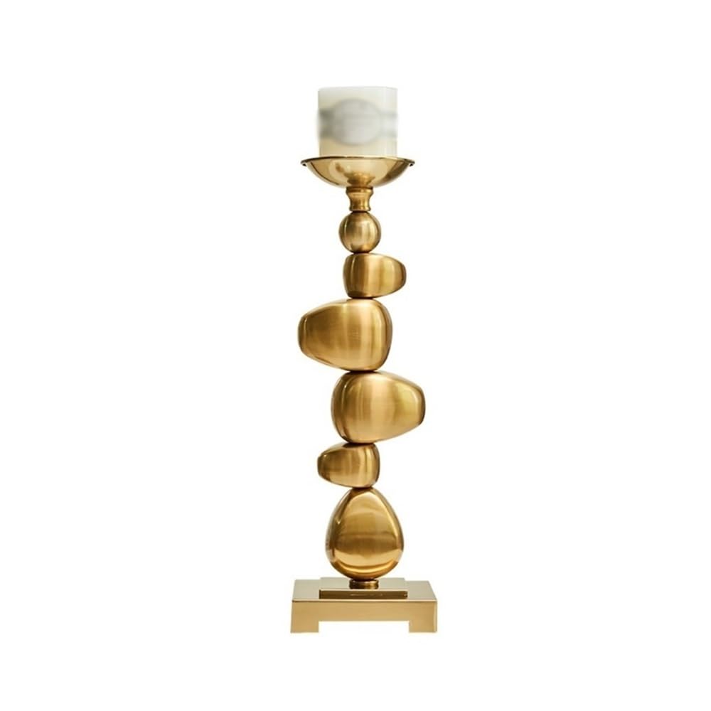 Candle Holder Retro Aromatherapy Candle Holder Modern Light Luxury Decorative Ornaments Alloy Candlestick(S)