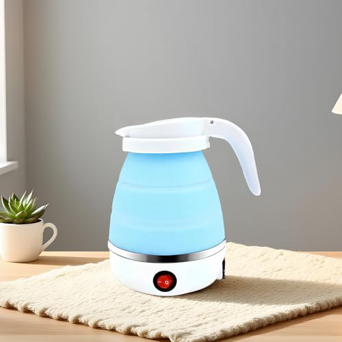 Hervidor eléctrico plegable 0.6L 600W azul miniatura 3