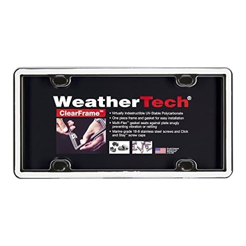 WeatherTech ClearFrame License Plate Frame Cover