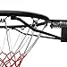 DYNWAVE Basketball Rim, Basketball Goal Double Spring Solid Steel Backboard Rims Wall Mounted Basketball Hoop for Indoor Outdoor Game, Black