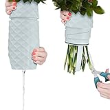 The Amaranth Vase - Unique Design for Easy Water Draining and Stem Access - Impact Resistant Plastic and Marble Blend - The Smart Vase for Floral Arrangements (Mint Green)