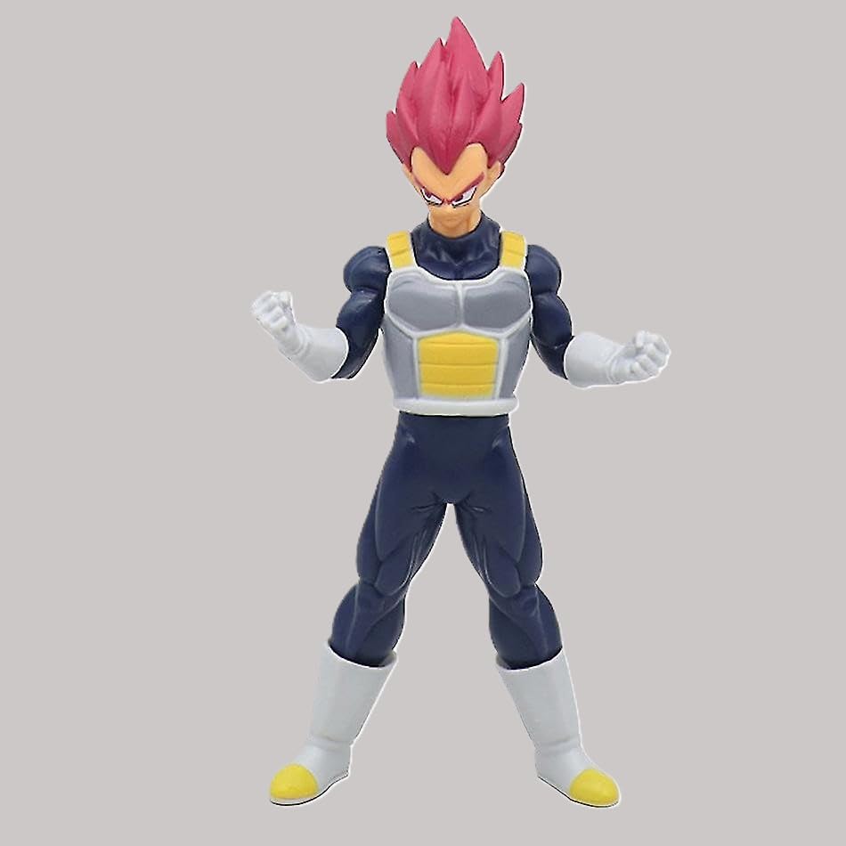 Image of Awestuffs Vegeta DBZ Large Action Figure Limited Edition Figure Manga Toy Collectible (Vegeta Red)