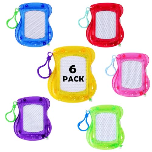 NICEIN Mini Zaubertafel 6er Pack Schlüsselanhänger DS-001