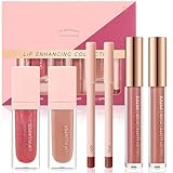 【Set Completo de Brillo de Labios para Contorneado】 Domine el arte de unos labios perfectos con esta cuidadosa selección de maquillaje. Este set combina 2 perfiladores de precisión, 2 labiales líquidos mate de alta saturación y 2 voluminizadores con efecto brillo para delinear, rellenar y deslumbrar. Ya sea que busque un acabado moderno y definido o un brillo suave y carnoso, esta lip combo labios ofrece un aspecto elegante que siempre impresiona.
