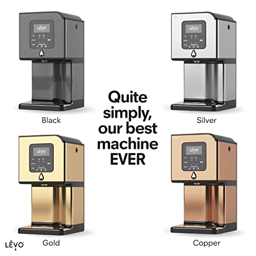 LEVO Lux - Premium Herbal Oil Infusion Machine - Botanical Extractor - Herb Dryer, Decarboxylator, & Oil Infuser - Gourmet Edible Infusion Maker - For Infused Gummies, Brownies & More - Gold - Image 5