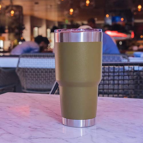 31oz (850ml) Tumbler RVS Vacuüm Geïsoleerde Koffie Cup Dubbele Muur Reisfles met Splash Proof Deksel, 2Rieten en… - Image 6