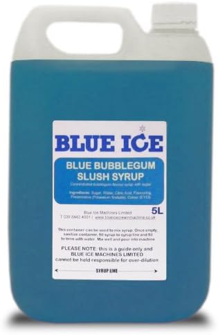 Blue Ice - Blue Bubblegum Slush Syrup - 5L