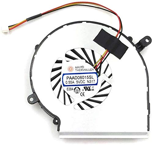 Bay Direct Laptop GPU Lüfter 3-Draht für MSI ge62 ge72 pe60 pe70 GL62 GL72 kompatibel Teilenummer: paad06015sl (nicht CPU Fan.) Cover