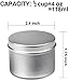 DINGPAI Candle Tin 18 Piece, 4 oz, Candle Containers for DIY Candle Making