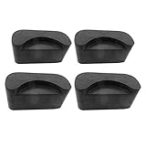 4 coussinets en caoutchouc pour tête de machine.