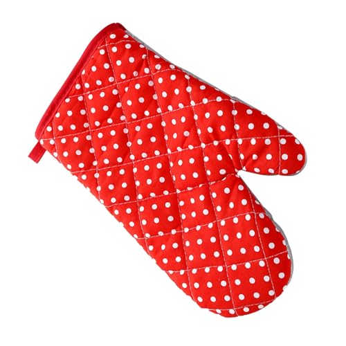 Aramox Mitaines de Four Mitaines de -Ondes en Coton Polyester épaissi 25,5 X 14 Cm d'isolation Thermique pour la Cuisson et l'utilisation au -Ondes Ajustement Confortable Protection des Mains