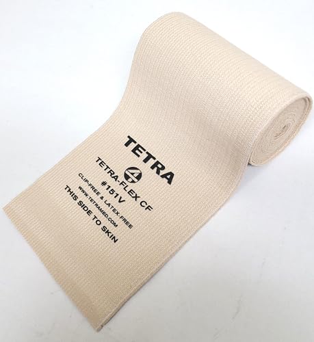 Tetra-Flex™ CF, Clip Free Deluxe Woven Elastic Bandage, 2