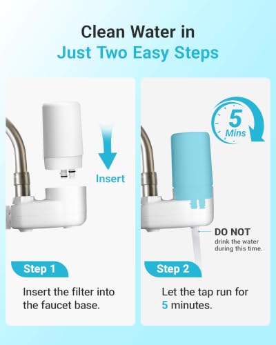 Image of AQUA CREST 7027W Filter Replacement for Brita Filter Replacement, 6 Pack