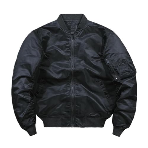 Veste bomber automne hiver homme blouson chaud col teddy coupe-vent