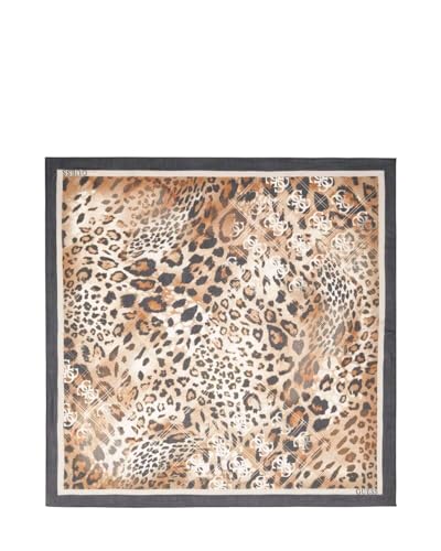 Guess Pañuelo Marrón Multi Mujer, marrón, Talla única