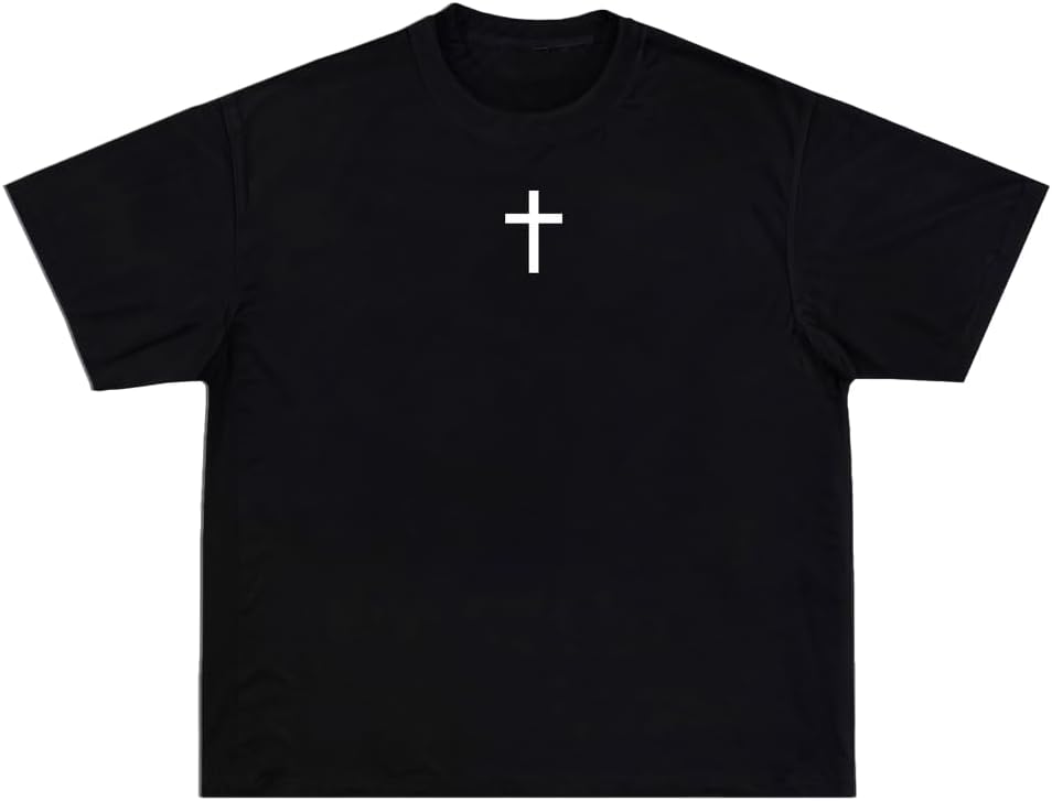 SAINT KAIZEN T-Shirt for Gym and Training, 220G Cotton Oversized Shirt with Acid Wash Black Finish
