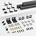 BONIKLUBA 6FT Box Rail Sliding Barn Door Hardware,Wall Mount Track Kit,Heavy Duty,Easy to Install(No Door)
