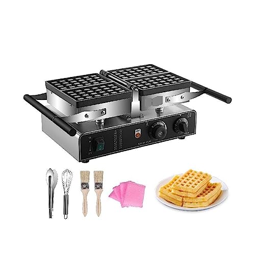 Máquina for hacer gofres rectangulares, máquina eléctrica for hacer gofres de huevo, sartenes reversibles, gofrera, tostadora, cocina, electrodoméstico Para uso doméstico diario