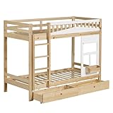 Avec sommier à lattes Lit de maison avec sommier à lattes, 90 x 200 cm, lit bébé avec protection anti-chute et toit, lit en bois de pin, lit simple, lit de jeunesse pour enfant, lit 1 personne enfant