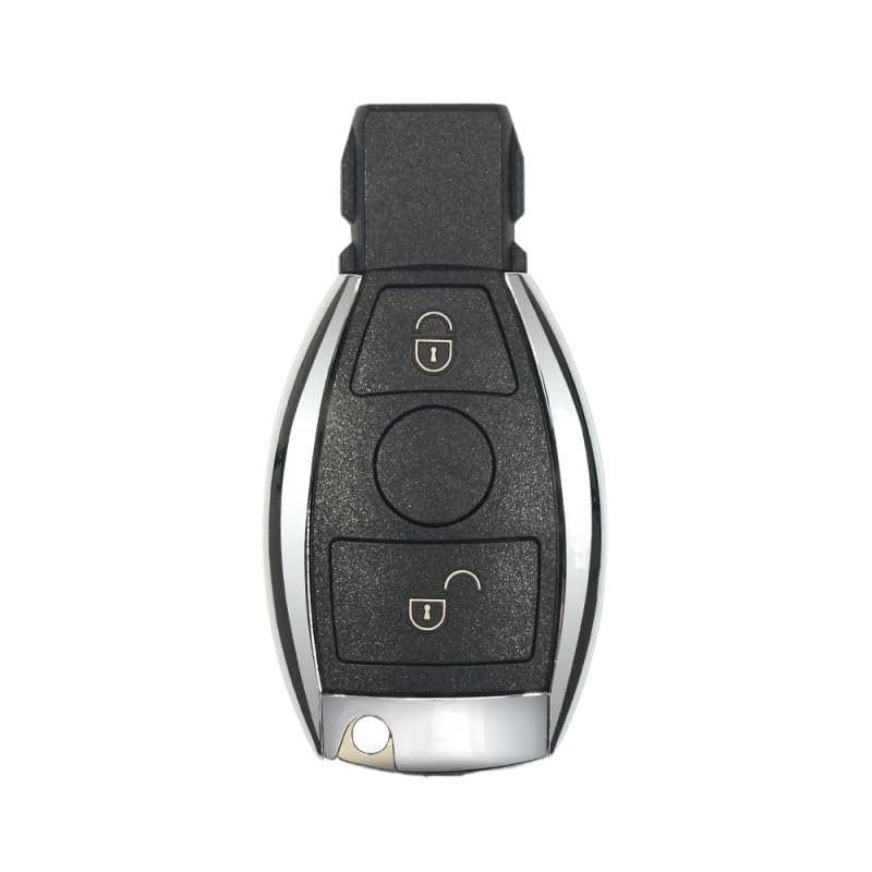 Suitable for for Mercedes Benz Year 2000+ Supports Original NEC and BGA 2/3/4 Buttons Keyless Entry Remote Car Key(2 Buttons)