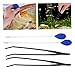BESPORTBLE 4pcs Fish Tank Cleaning Tweezers and Waste Lightweight Aquarium Tools for Efficient Gravel and Residual Removal