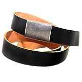 Unbekannt Ledergürtel Schwarz, 110 cm