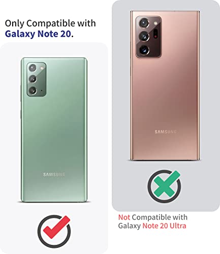 Bt21 Official Merchandise For Galaxy Note 20 Case With Card Holder Mirror Shockproof Protective Thin Slim Hard Pc Back Cover Phone Case #TOP7