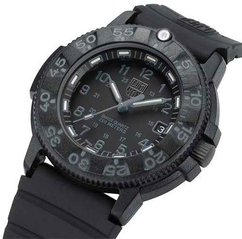 Image of Luminox - Original Navy Seal Watch - Mens Dive Watch - Watches for Men - 43mm - Swiss Quartz - 200M Water Resistant - Hardened Mineral Crystal - CARBONOX Case - Always Visible - Swiss Made