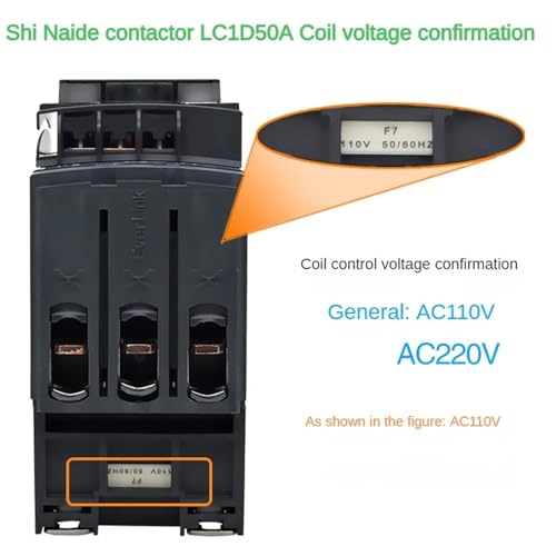 Contactor de ascensor LC1D50A F7C bobina 220V para sustitución de relés de potencia en edificios 6