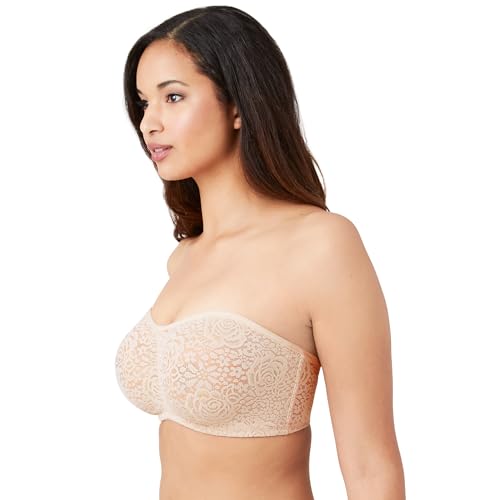 Wacoal Women's Halo Lace Molded Underwire Bra Molded Bra (Pack of 1)