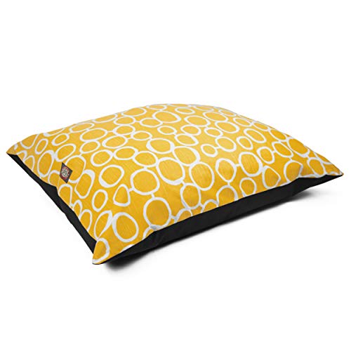 Image of Majestic Pet Fusion Yellow Medium Super Value Dog Bed 35 in. x 28 in