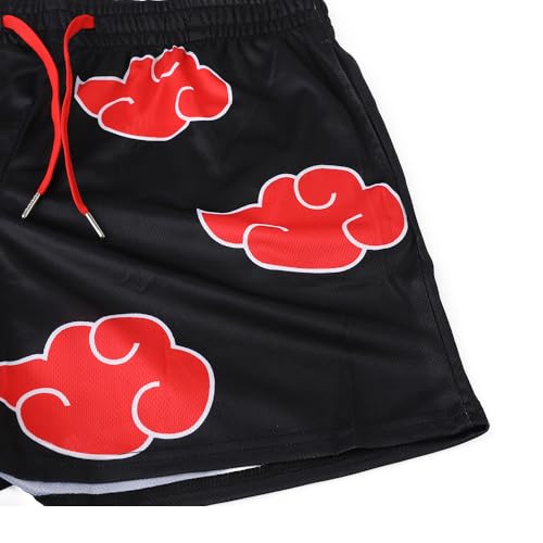 Rulercosplay Anime Swim Trunks 5'' Inseam Funny Board Shorts for Men, Boys3