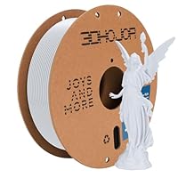 3DHoJor PLA Filament 1.75mm Kaltes Weiß 1KG, 3D Drucker Filament Maßgenauigkeit +/- 0,02 mm, Filament 3d Druckmaterialien, Super Speedy PLA Filament für 3D Drucker