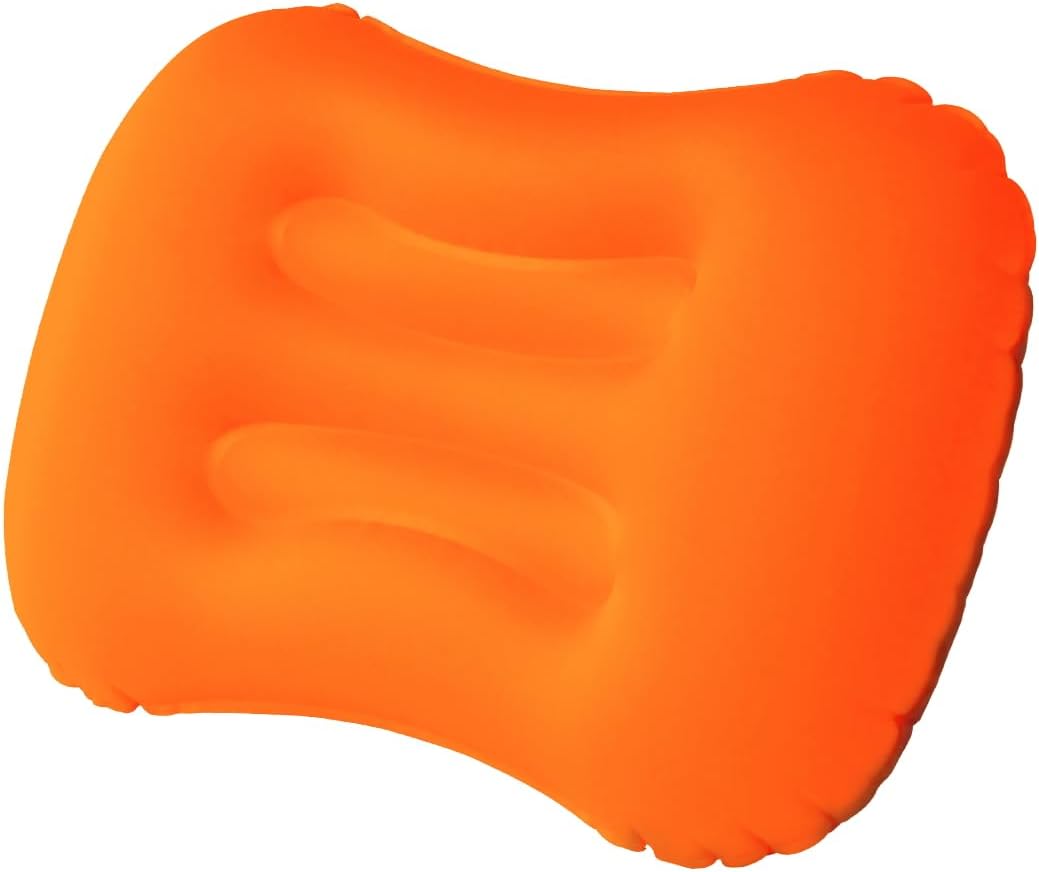 Ultralight Inflatable Camping Pillows for Adults, Compressible Compact Travel Inflatable Pillow, Comfortable Ergonomic Blow Up Air Pillow for Camping, Hiking, Beach(orange) Ultralight Inflatable Camping Pillows for Adults, Compressible Compact Travel Inflatable Pillow, Comfortable Ergonomic Blow Up Air Pillow for Camping, Hiking, Beach(orange)
