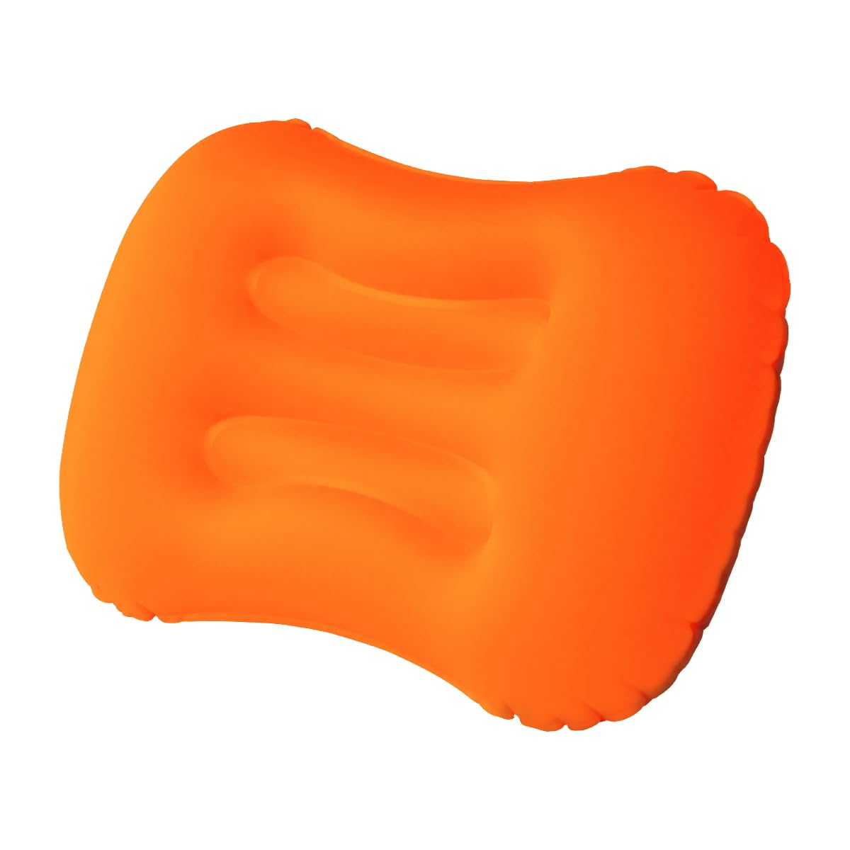 Baiao Ultralight Inflatable Camping Pillows for Adults, Compressible Compact Travel Inflatable Pillow, Comfortable Ergonomic Blow Up Air Pillow for Camping, Hiking, Beach(orange)