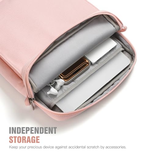 Image of TiMOVO 15 Inch Laptop Sleeve for MacBook Air 15, Pro 14, Pink