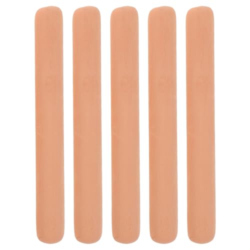 VANZACK 5 Barras Ahorradoras de Azúcar Moreno de Terracota Reutilizables para Conservar Azúcar, Suavizante para Contenedores de Alimentos, Accesorio de Cocina para Almacenamiento Hogar