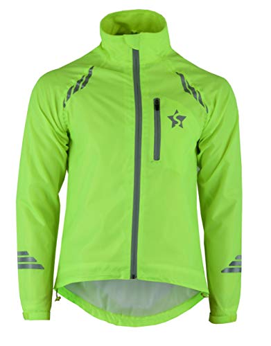 Chaqueta ciclismo unisex Sikma impermeable y visible miniatura 1