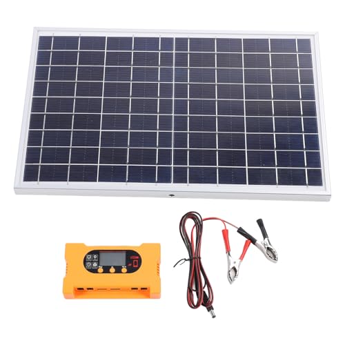 Kit de panel solar policristalino 10W 18V Cargador de panel solar 100A controlador de carga solar IP65 resistente al agua para barco Coche Coche Coche