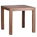 Produktbild FineBuy Esstisch Massivholz Akazie 80 x 80 x 76 cm Esszimmer-Tisch Design Küchentisch modern Landhaus-Stil Holztisch quadratisch dunkel-braun Natur-Produkt Massivholzmöbel Echt-Holz