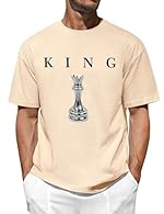Material: Made from 100% cotton fabric, this men's T-shirt offers softness and breathability, ensuring comfort even during the hottest summer days. Design: Featuring a classic round neckline, a stylish lettering print on the chest, and a regular fit,...