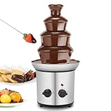 【FUN FONDUE AU CHOCOLAT】 Profitez de l'expérience ultime de trempette au chocolat en famille et entre amis. Notre fondue au chocolat sucrée apporte plaisir et détente, parfaite pour les réunions de famille et les fêtes.