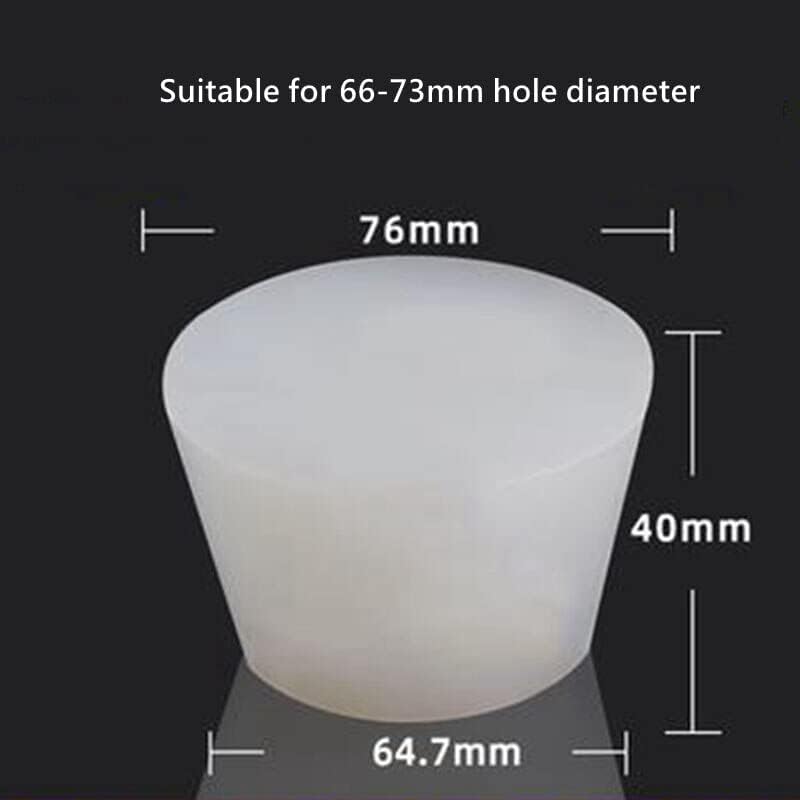 2pcs Silicone Rubber Stopper Plug Without Hole Food Grade Airlock Valve (Color : Size 14)