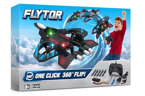 Mini Drone per Bambini FLYTOR con LED – Drone Giocattolo