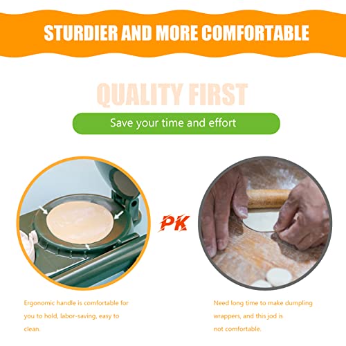 Doitool Dumpling Press 1 Set Manual Dumpling Wrappers Dumpling Skin Maker Dumpling Molds Kitchen Gadgets For Tortilla Dough Pastry Pasta Pierogi Pelmeni Green Dumpling Skin Maker Dumpling Moulds #TOP1