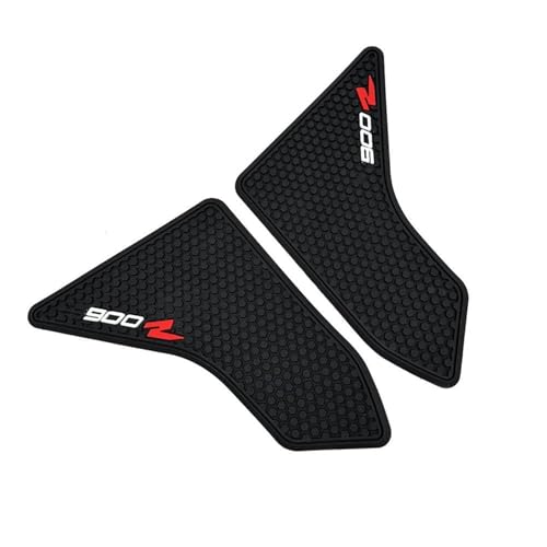 Almohadilla lateral de depósito F900R en goma premium con diseño espina de pescado texturizado