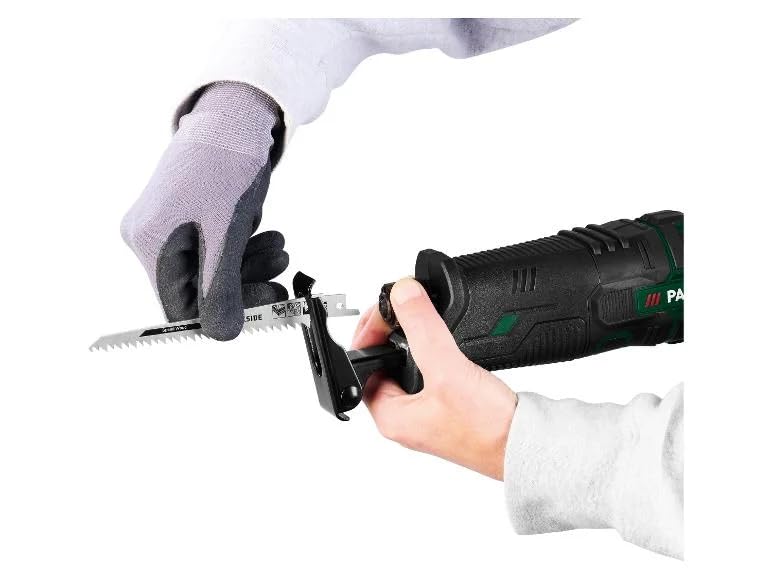 PARK SIDE Sierra Sable Inalámbrica 20V PSSA 20-LI - Batería Cargador Incluido Herramienta Corte Madera Metal PVC