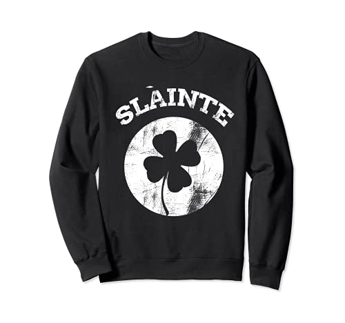 Vêtement trèfle irlandais de St Patricks | Slainte Sweatshirt
