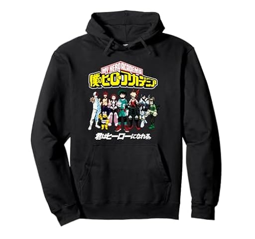 My Hero Academia Class 1A Group Shot Anime Sudadera con Capucha | Ya disponible en tu tienda friki favorita! En mundofriki.es!
